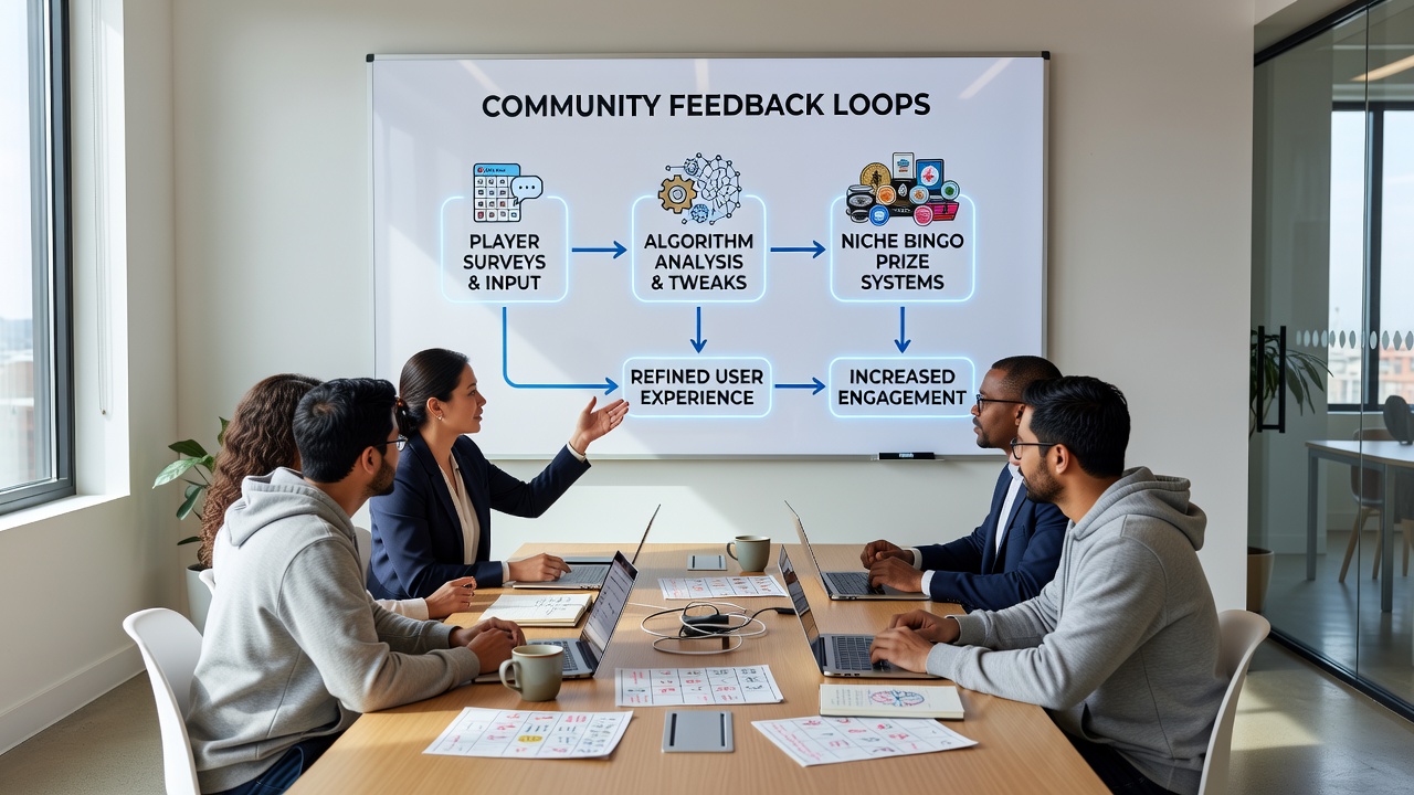 Data visualization showing feedback loop effects on bingo prize distributions