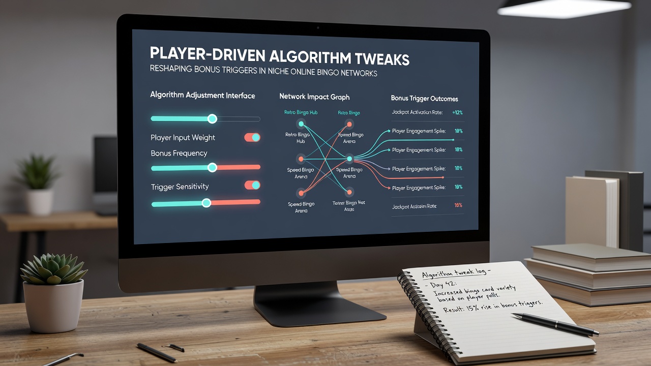 Screenshot-style image of bingo software dashboard highlighting bonus trigger settings influenced by user metrics